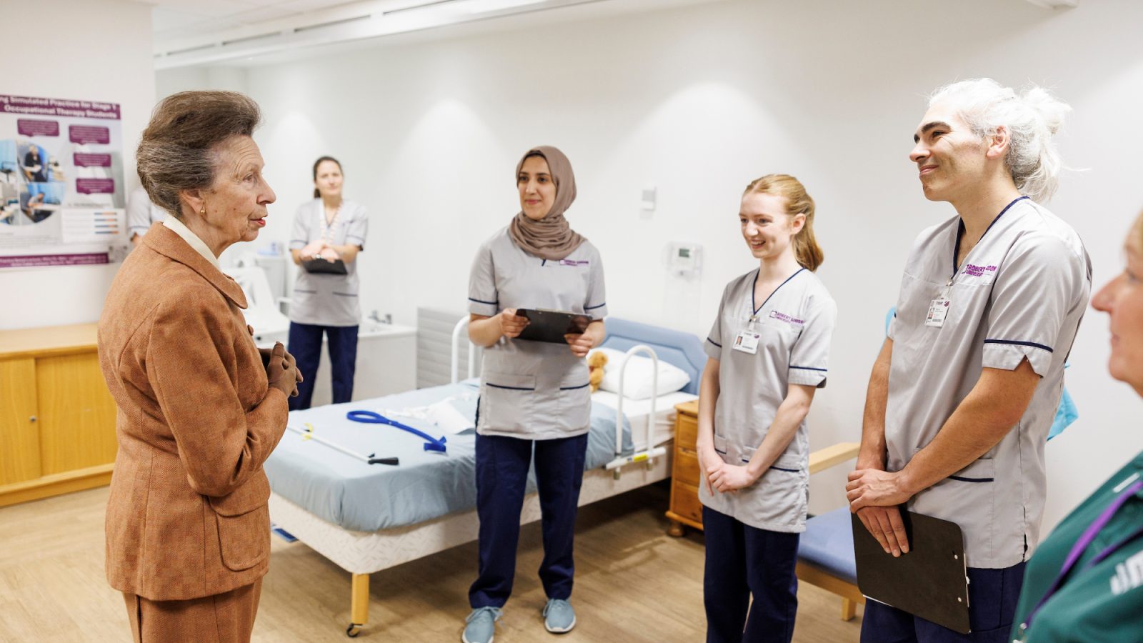 HRH The Princess Royal visits as RGU marks 100 years since appointment of first qualified occupational therapist