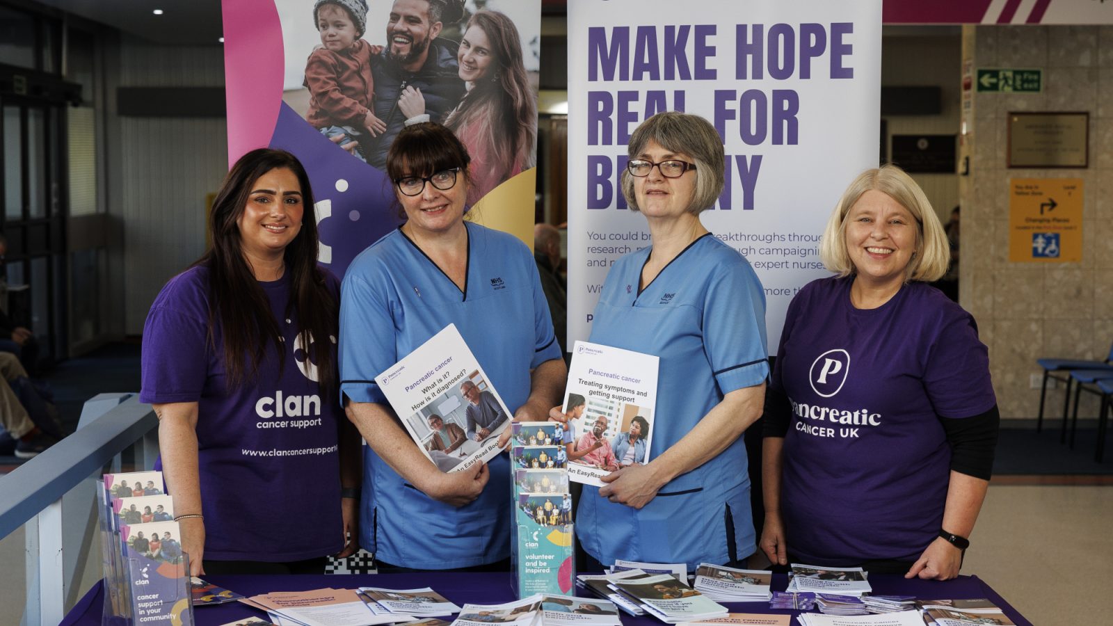 Clan joins forces with Pancreatic Cancer UK and NHS Grampian for Pancreatic Cancer Awareness Month