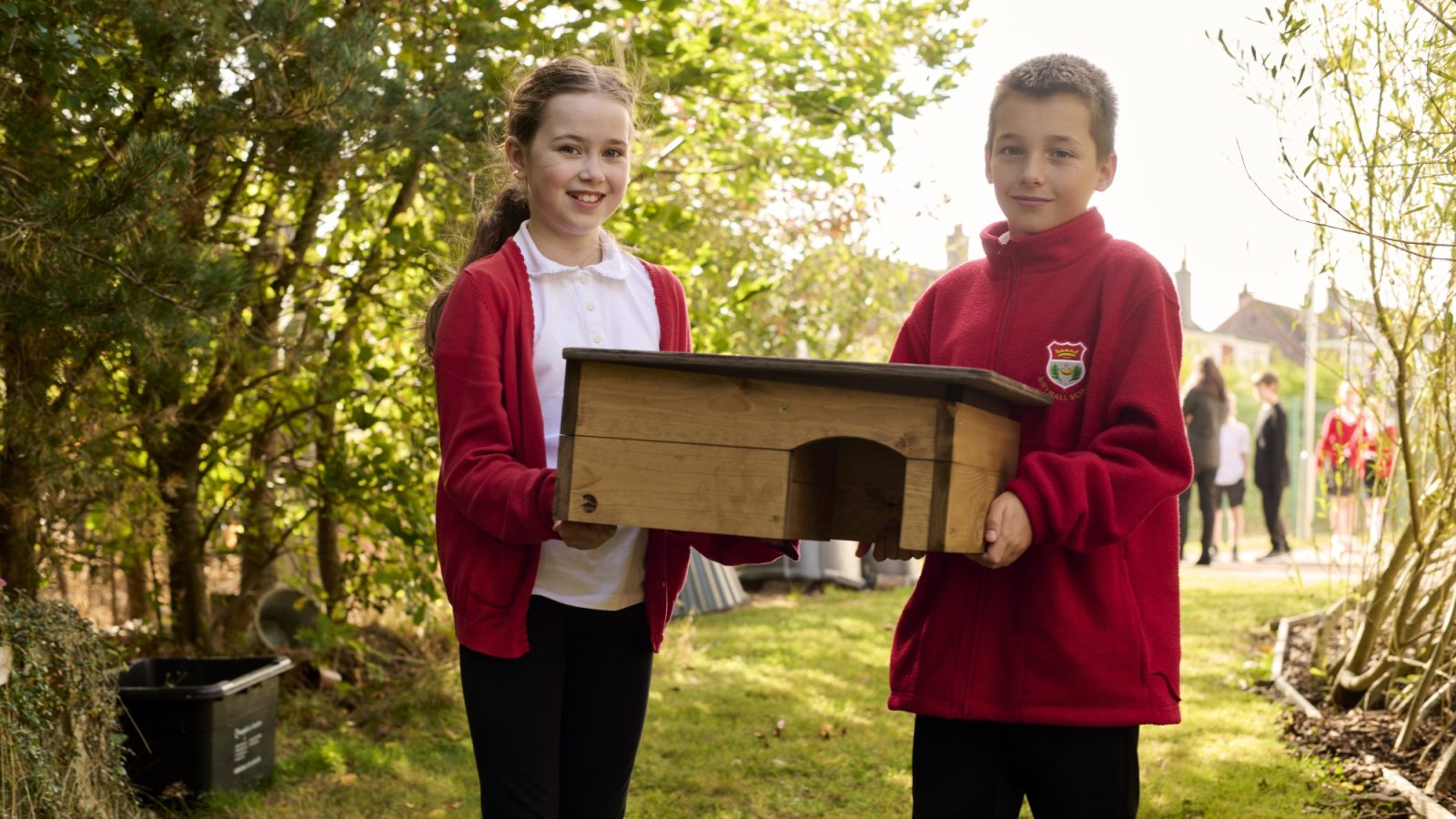 Dandara builds on community spirit with hedgehog homes for local school
