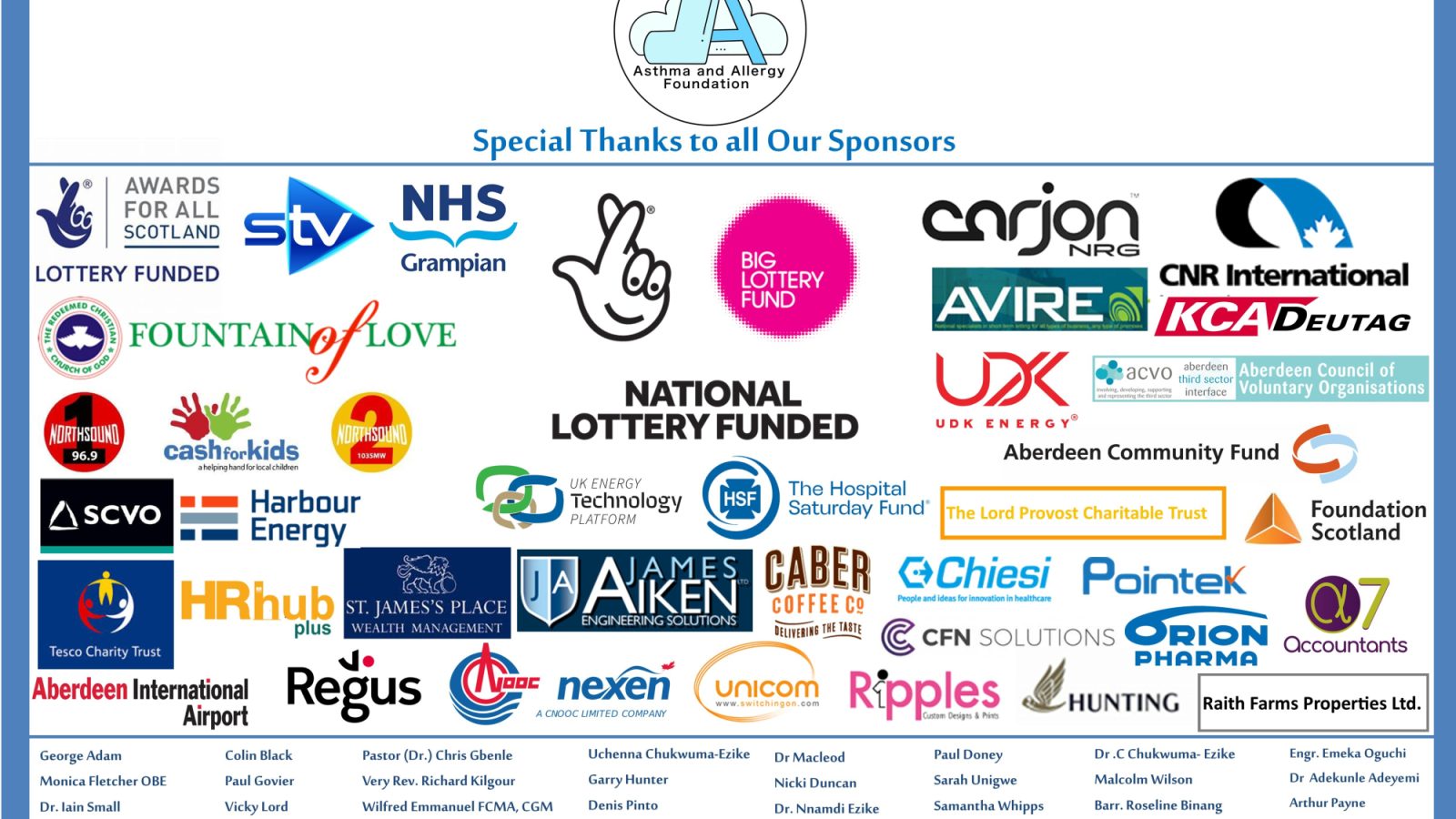 Asthma and Allergy Foundation thanks partners for a year of impact across Scotland