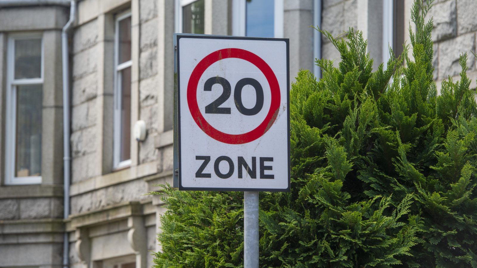 Signs for 20mph streets have started to be installed