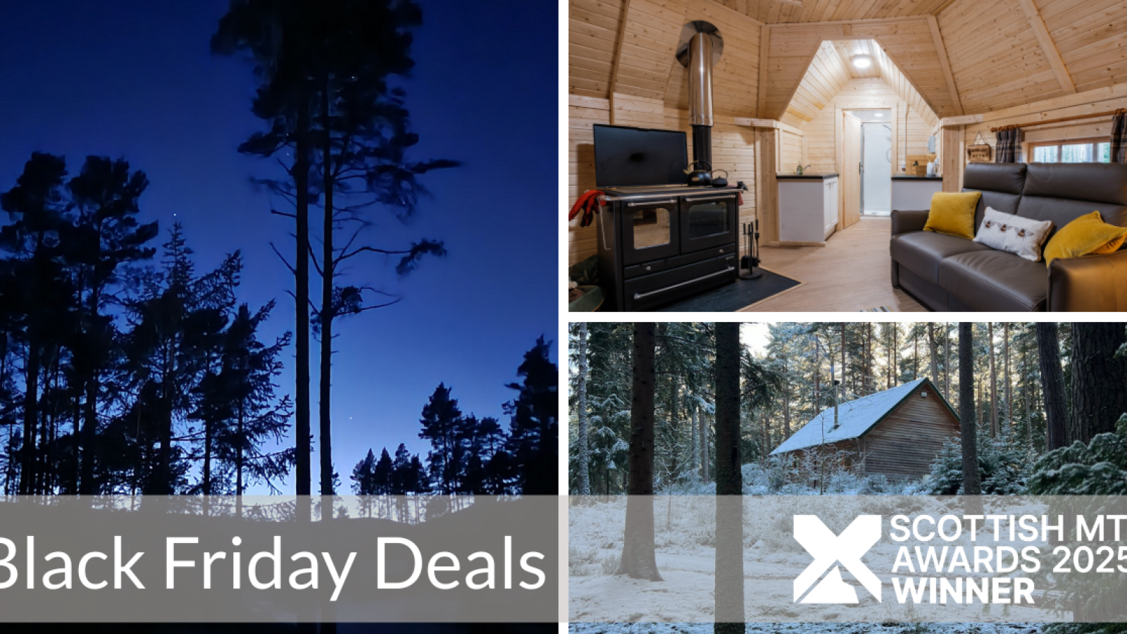 Cairngorm Bothies and Cairngorm Lodges unveils double Black Friday deals