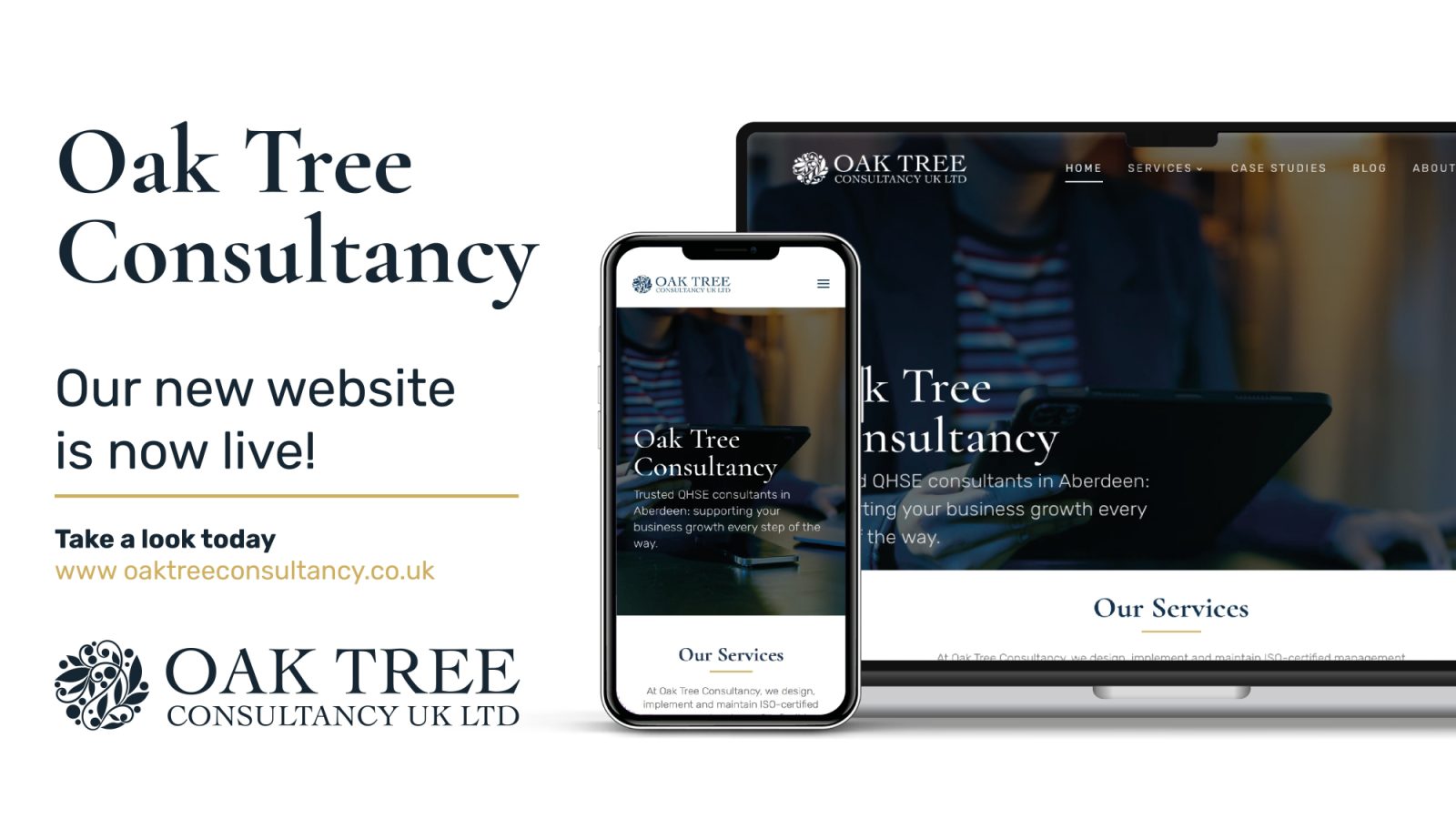 Oak Tree Consultancy’s new website goes live