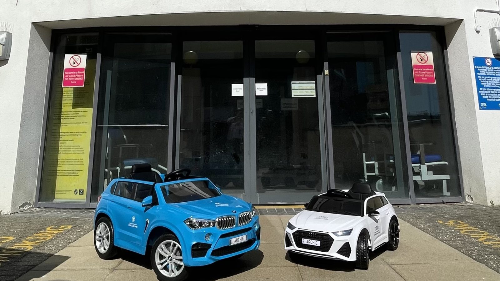 John Clark Motor Group brings joy to young patients with donation of electric ride-on cars to children’s hospitals
