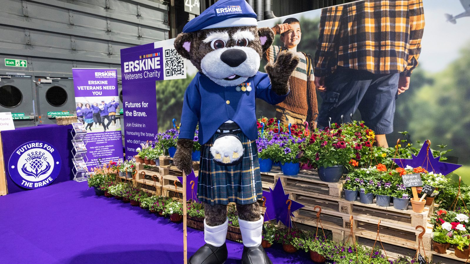 RAF Veteran Shaun Moat strides out for Erskine Veterans Aberdeen Kiltwalk