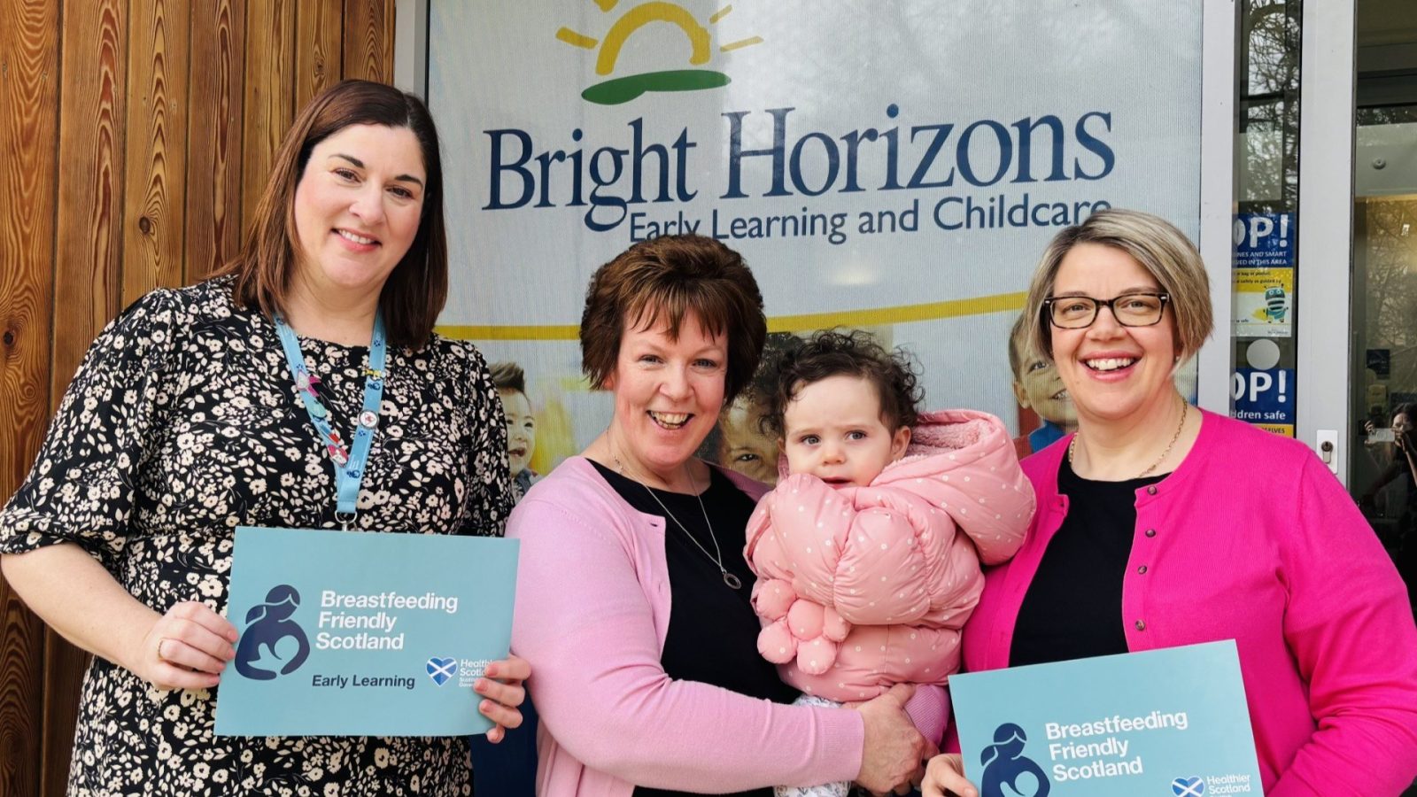 RGU Nursery first in Grampian to achieve Breastfeeding Friendly Scotland Award