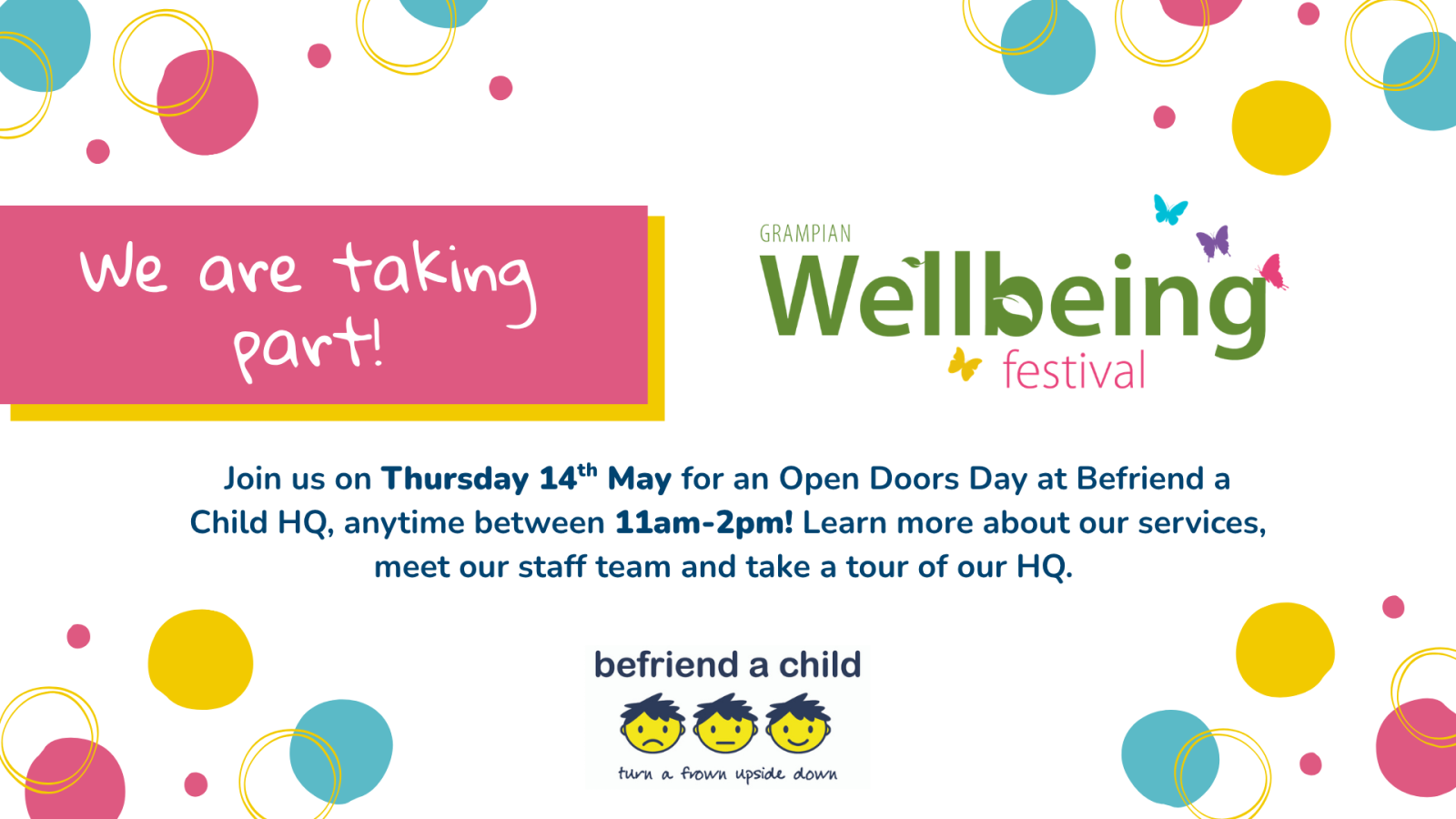 Befriend a Child opens its doors as part of Grampian Wellbeing Festival