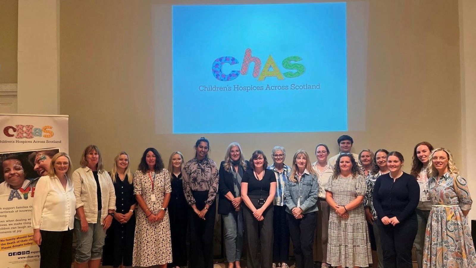 Children’s Hospices Across Scotland (CHAS) volunteer event in The Music Hall