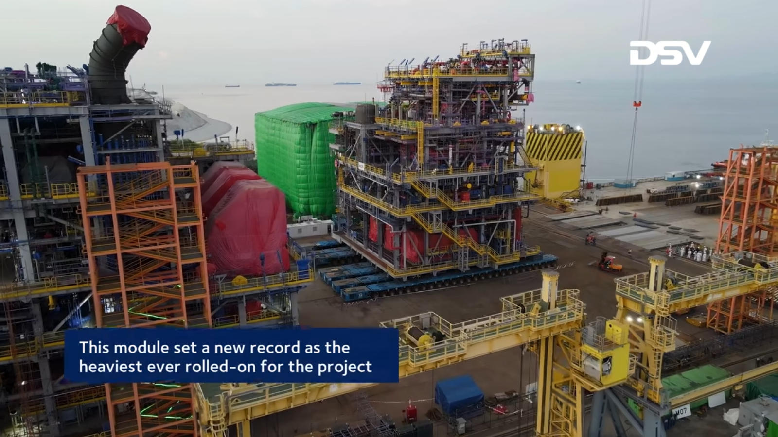 Heavy lift milestone achieved by DSV in Singapore