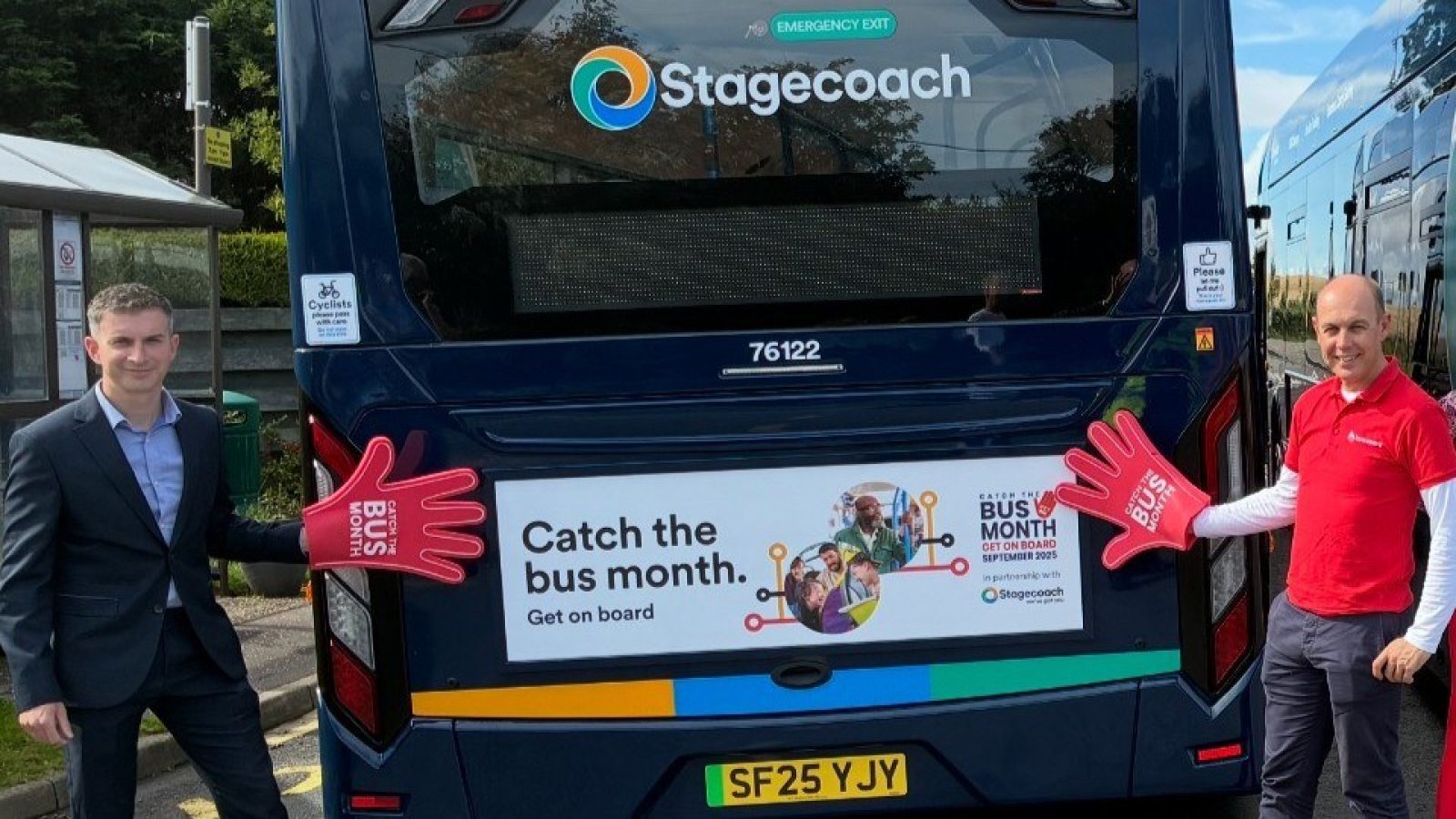 Stagecoach celebrates triple success at Catch the Bus Month Awards