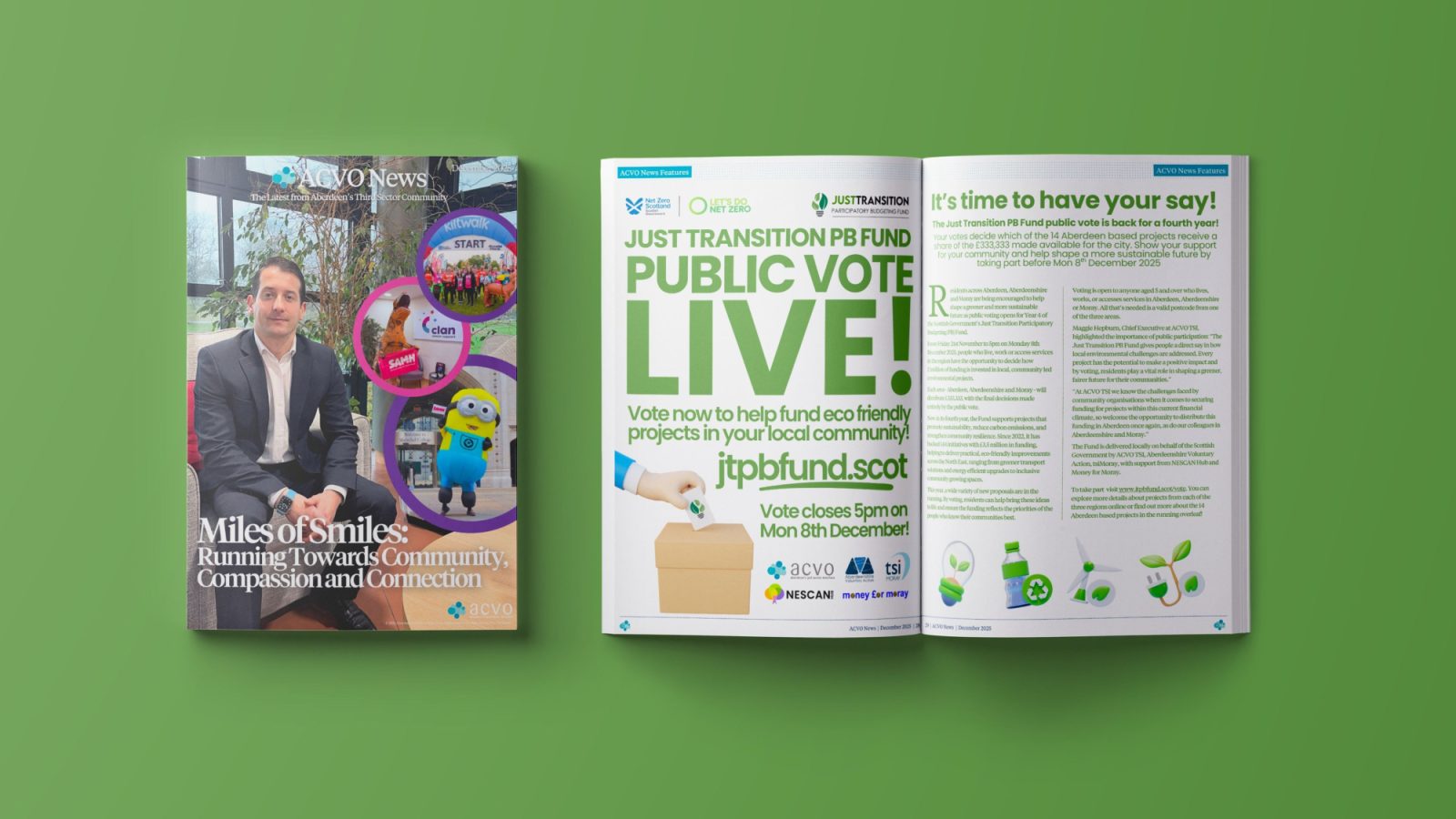 Aberdeen’s third sector shines in final 2025 edition of ACVO News