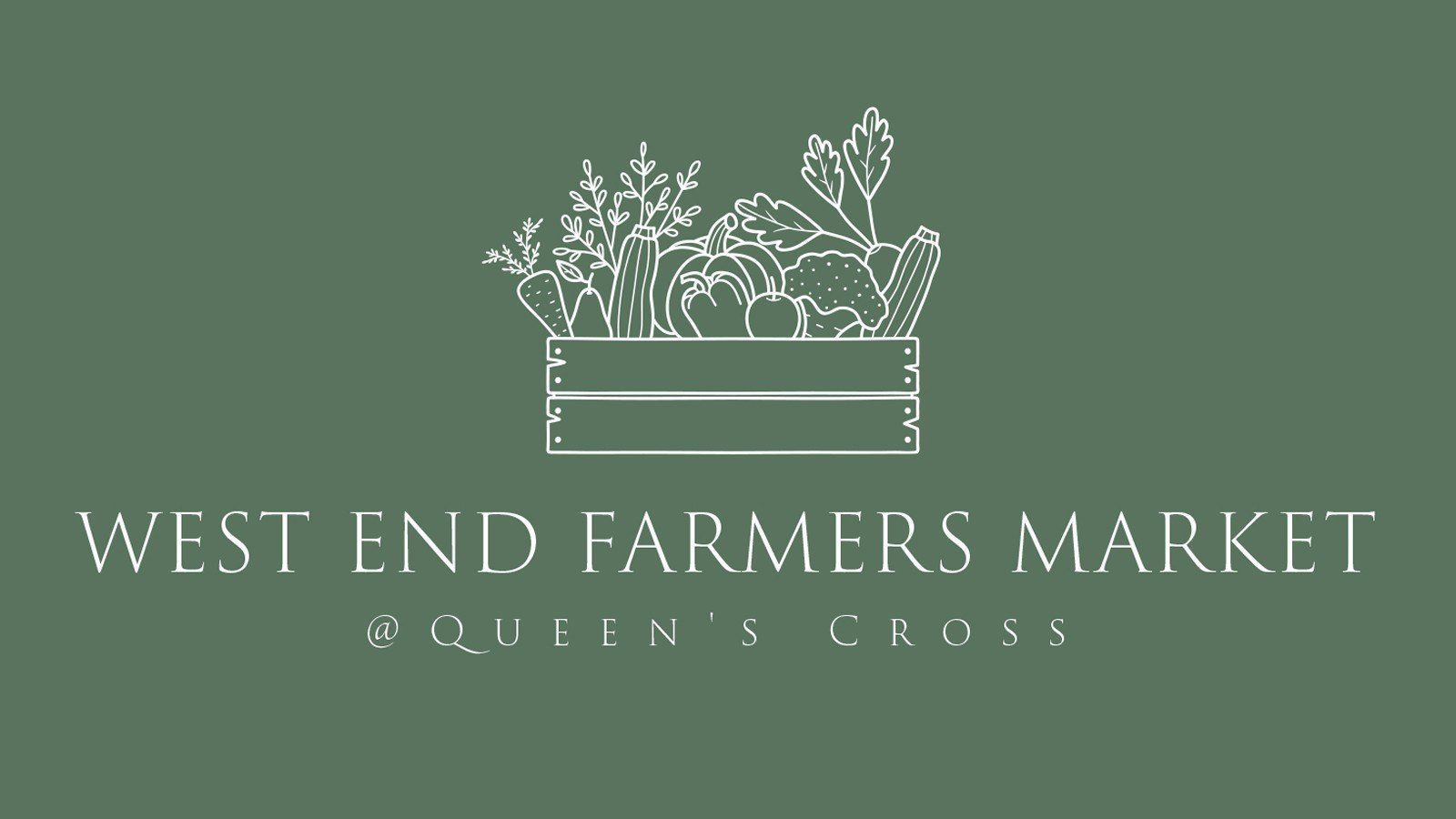 West End Farmers’ Market weekend: Sunday 1 June from 10am to 1pm