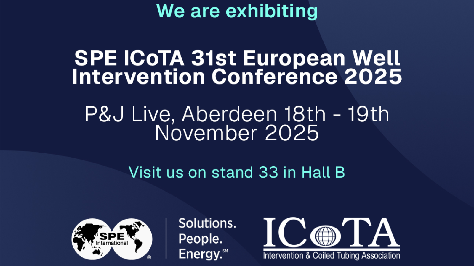 Centurion to exhibit at the 31st SPE ICoTA European Well Intervention Conference