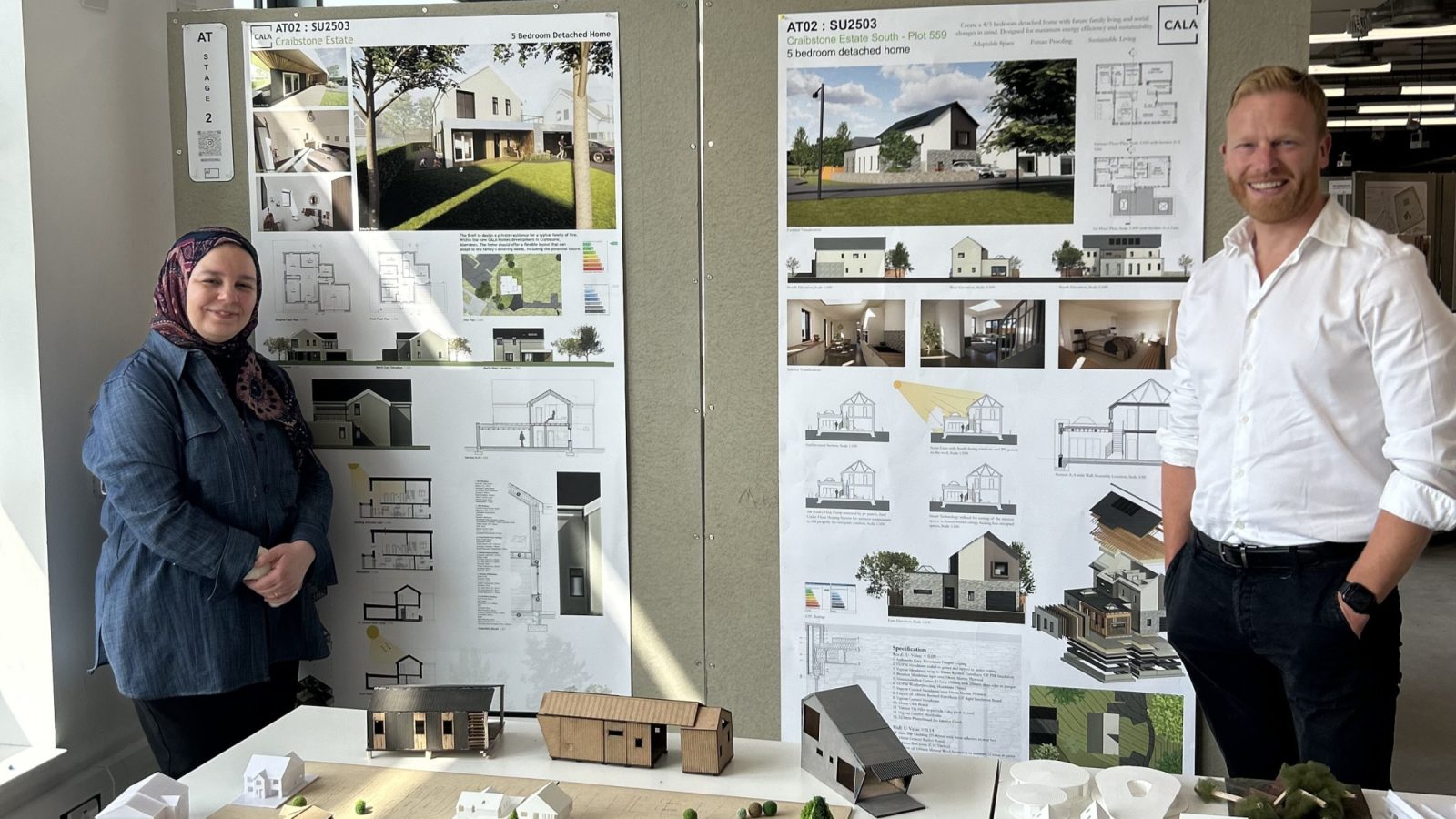Cala Homes set foundations for future architects with Robert Gordon University collaboration