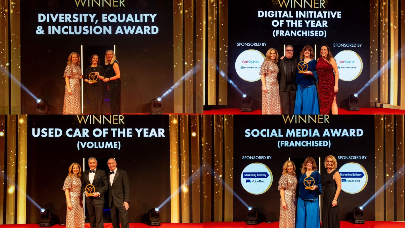 TrustFord celebrates a hat-trick of wins at the Motor Trader Industry Awards