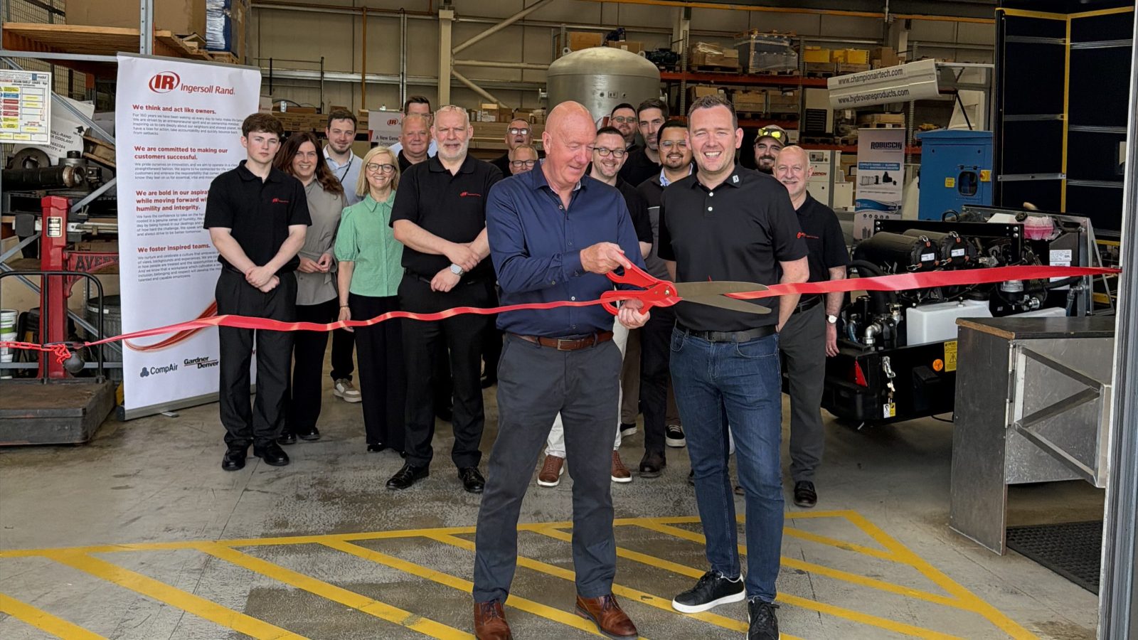 Ingersoll Rand, formerly MB Air Systems, marks Aberdeen transition with customer open day