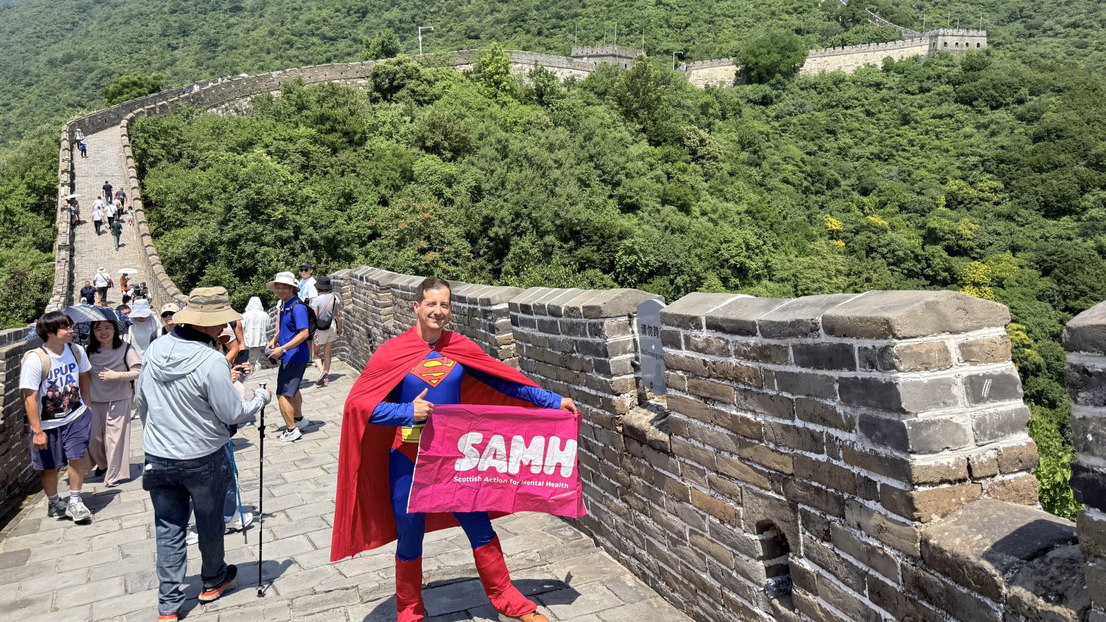 Aberdeen facilities management leader takes Miles of Smiles to the Great Wall of China