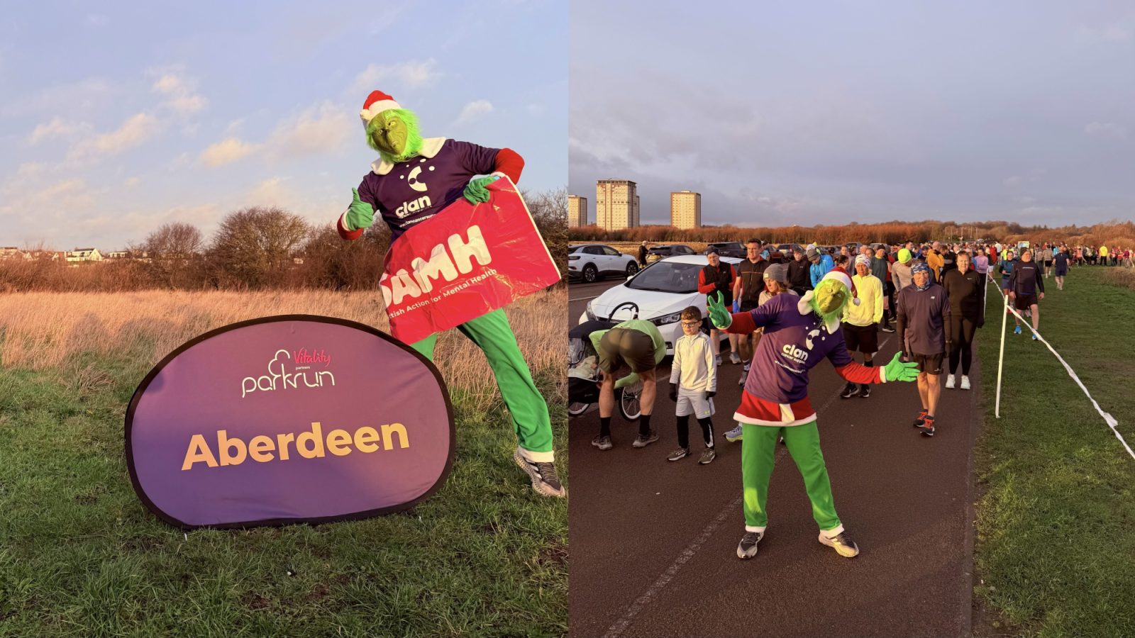 Festive Grinch Run adds colour to Aberdeen parkrun’s 14th birthday celebrations