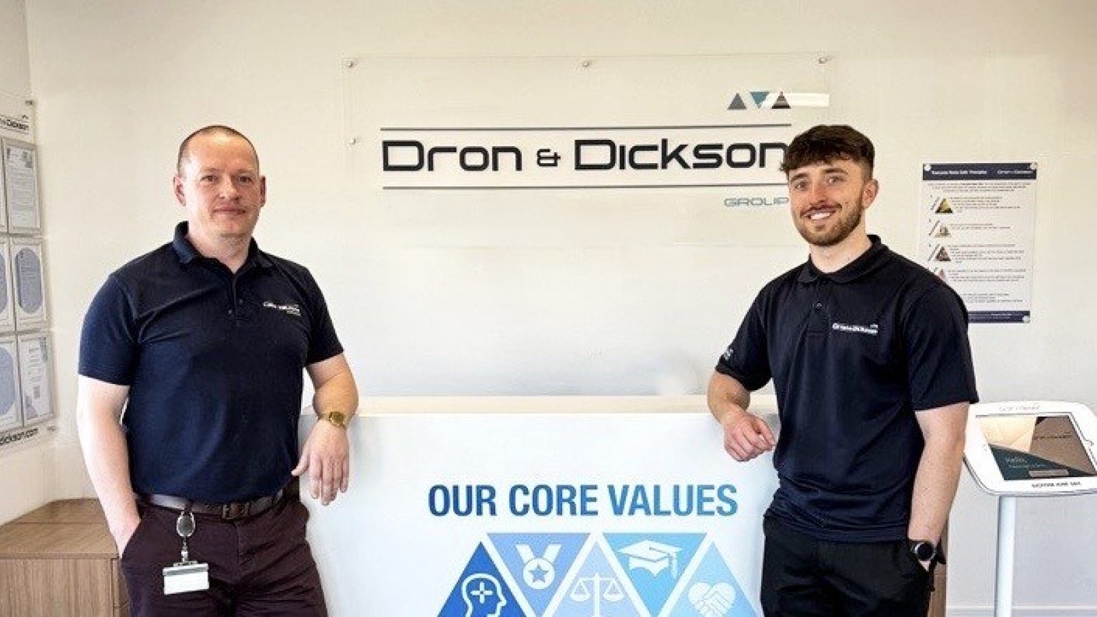 Dron & Dickson colleagues take on skydive to support mental health