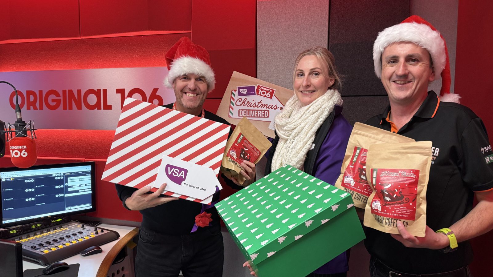 Caber Coffee and Original 106 brewing up Christmas cheer for VSA