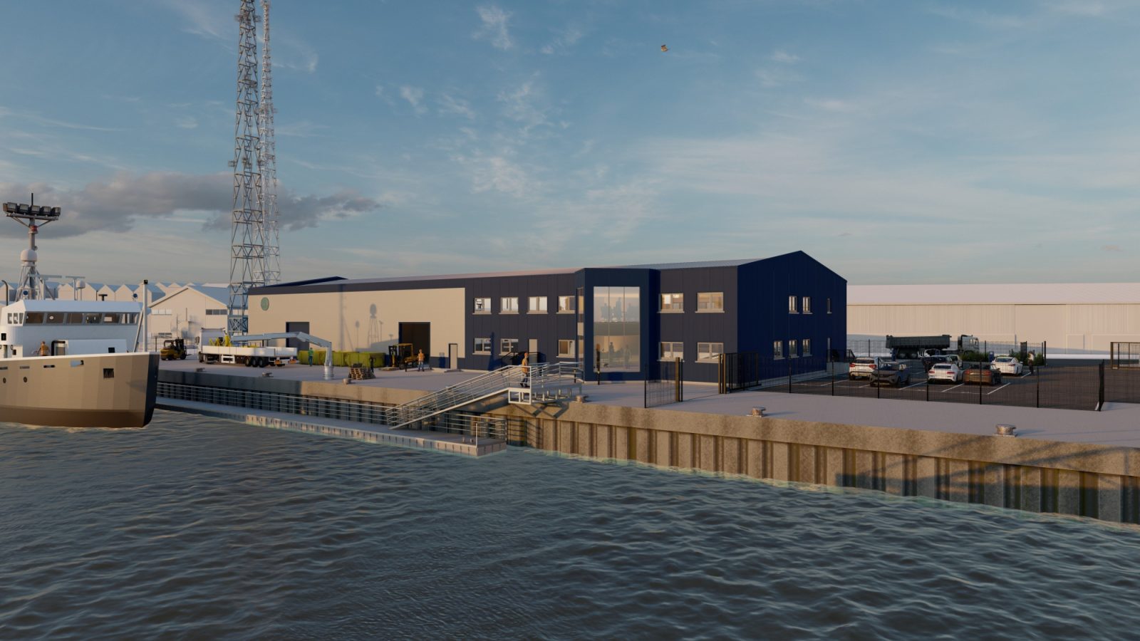 Construction starts on Inch Cape’s operations base in Montrose