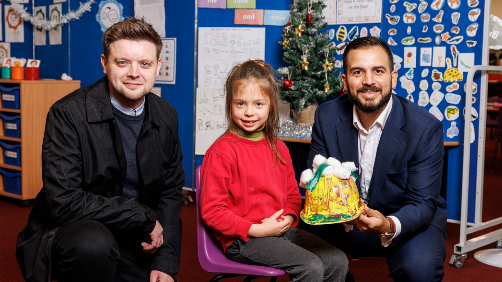 Dyce primary pupils build creativity with festive hard hat designs