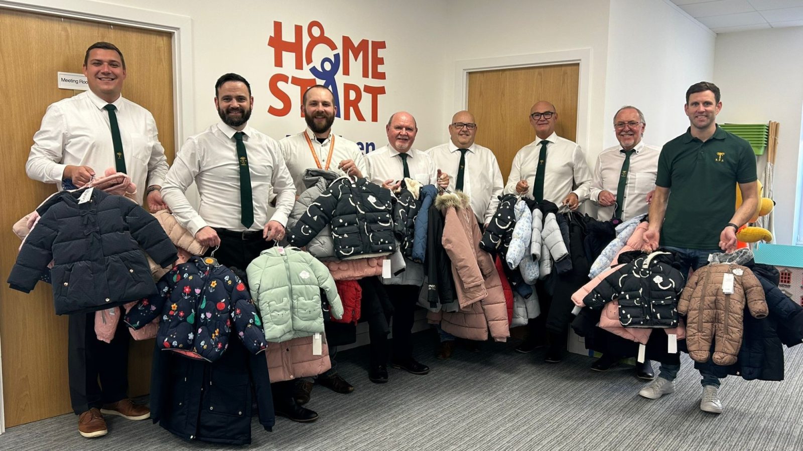 Khyber Pass Association helps Home-Start Aberdeen provide winter coats for local families