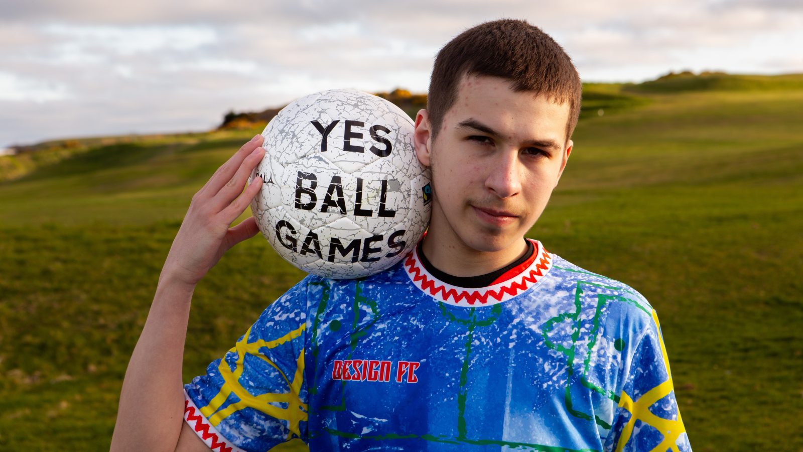 Denis Law Legacy Trust’s young volunteer representing Scotland through design and pride