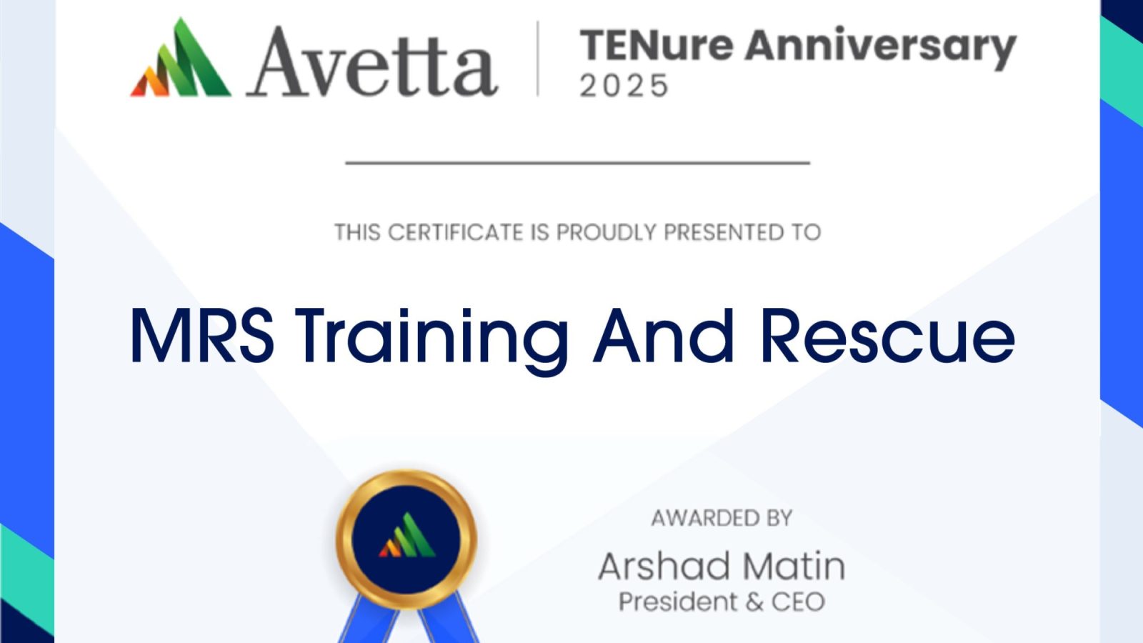 MRS Training & Rescue celebrates anniversary