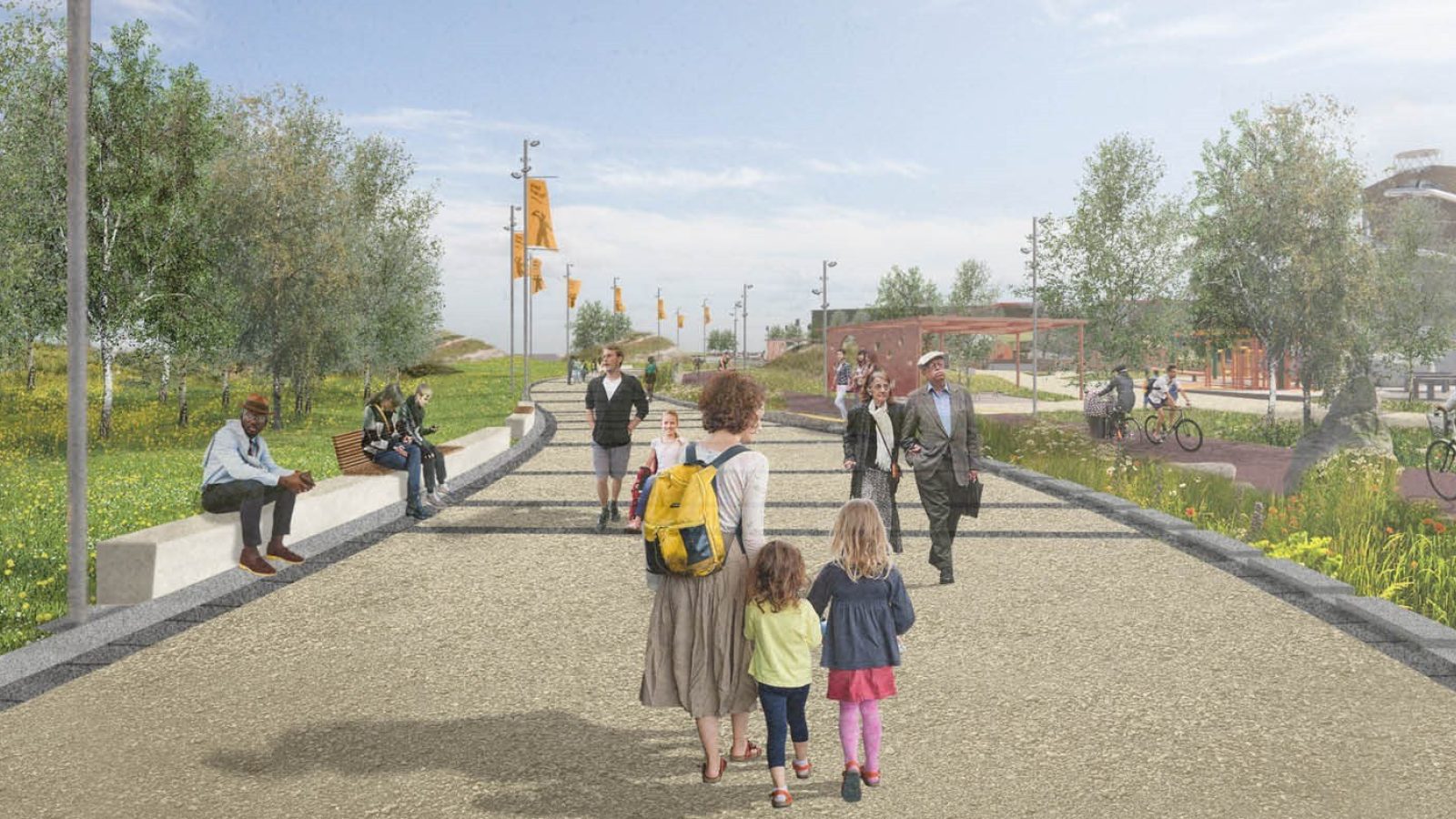 Pedestrian spine to feature in new leisure area at the beach