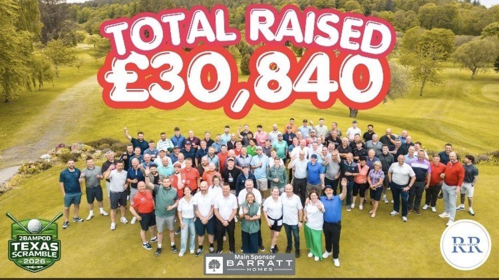 Rainbow Rogues Golf Day raises £30,840 for Aberdeenshire families