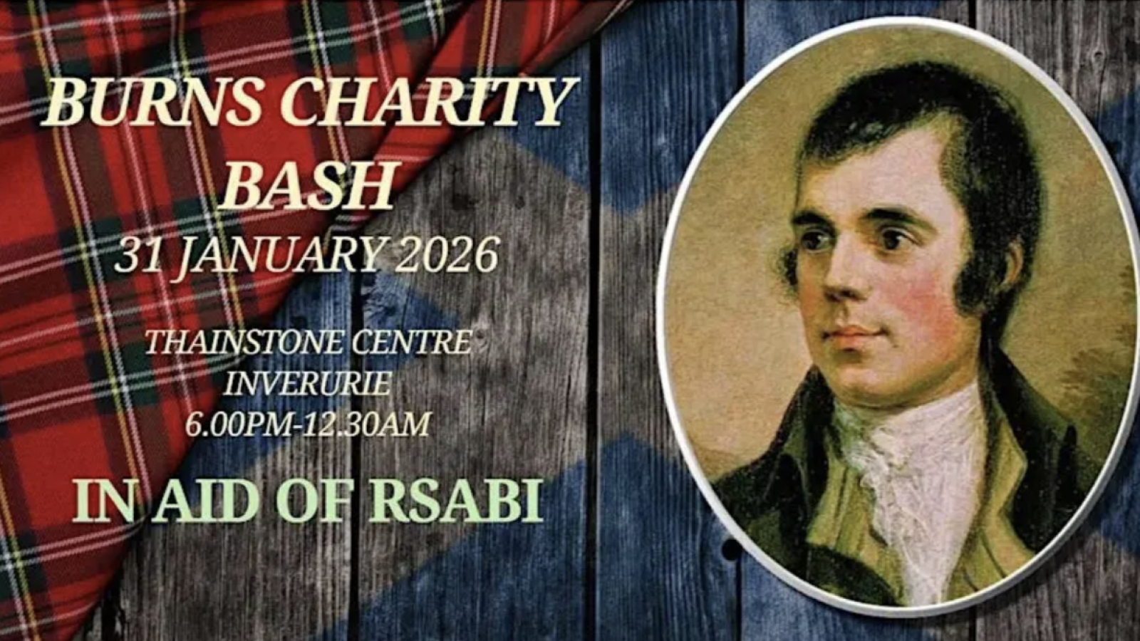 Raise a glass for RSABI: Burns Charity Bash