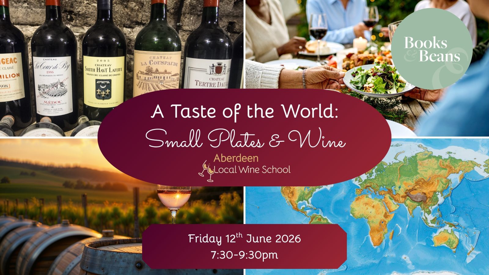 Aberdeen Local Wine School announces new summer collaboration with Books & Beans