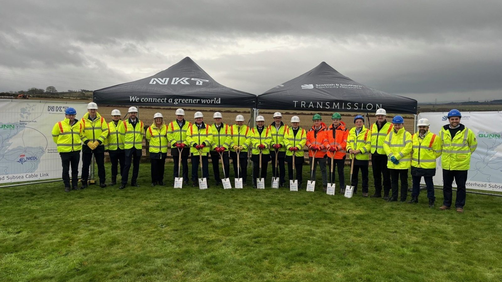 Groundbreaking event marks start of Spittal to Peterhead subsea cable project