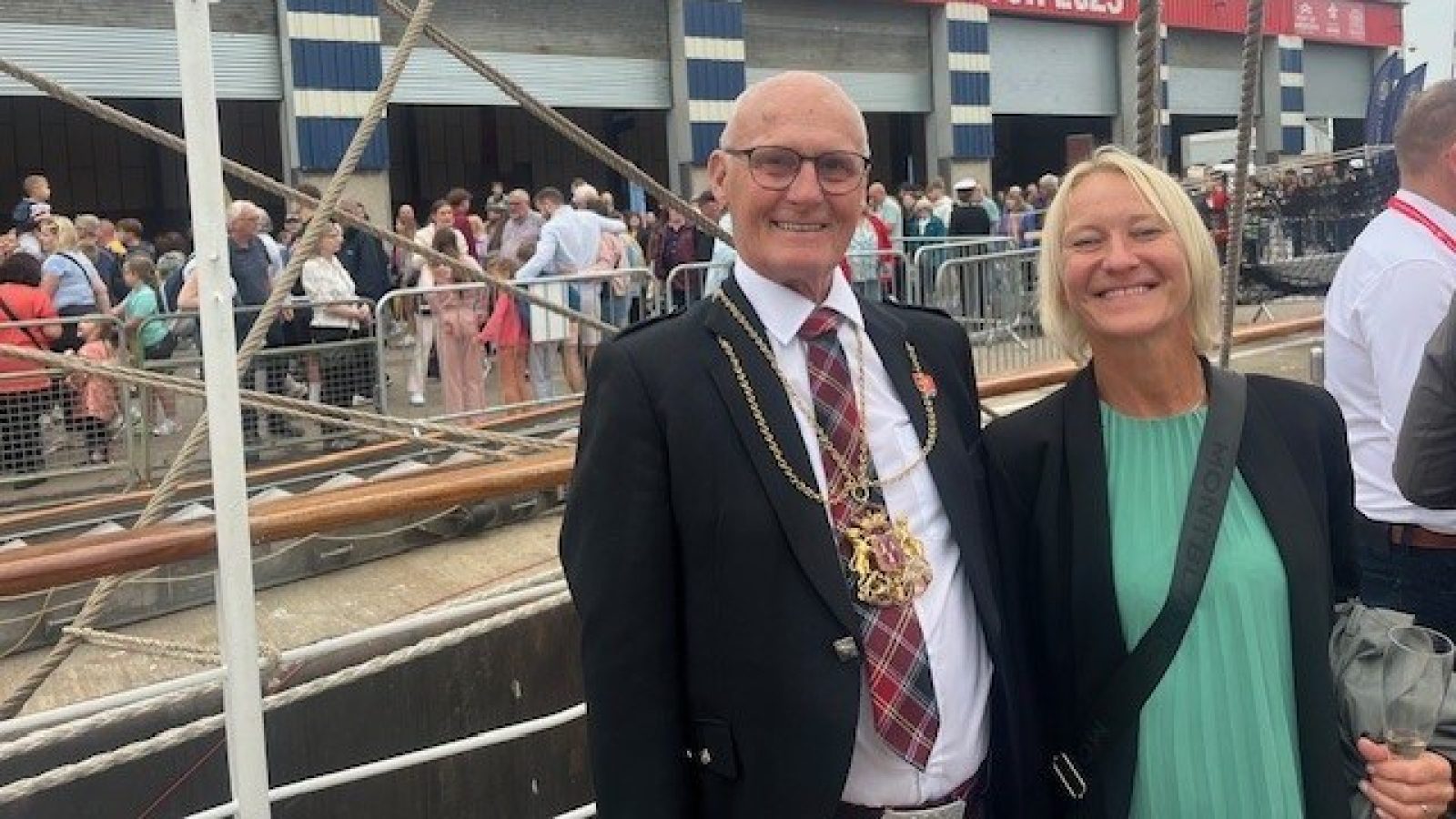 Greenwell joins civic reception to mark Tall Ships’ arrival in Aberdeen