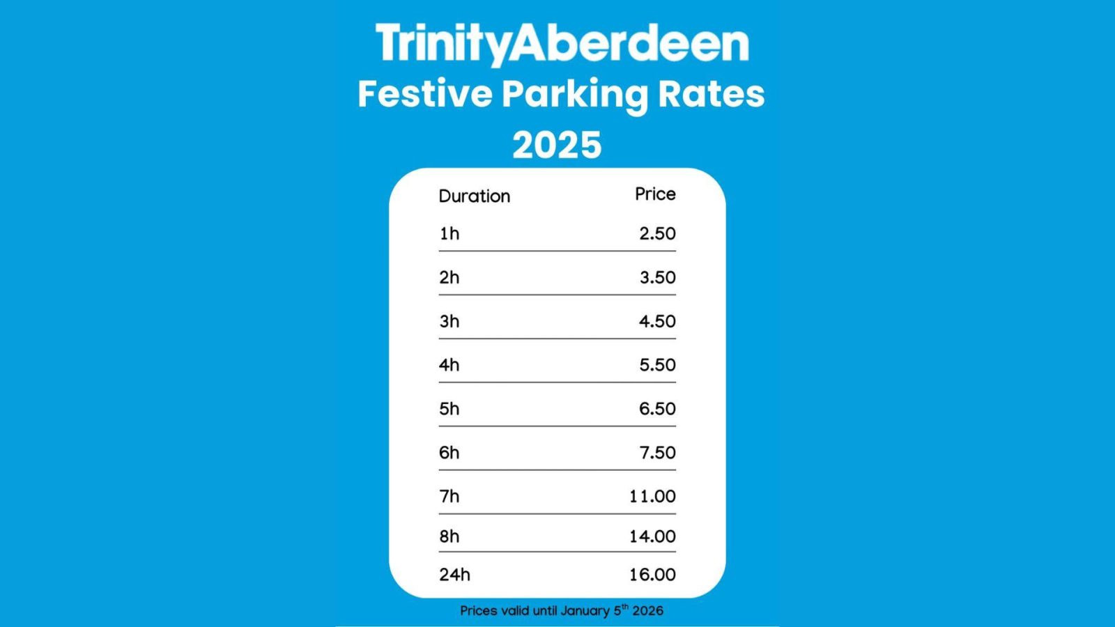 Trinity Centre Aberdeen announces return to local operation of on-site car park