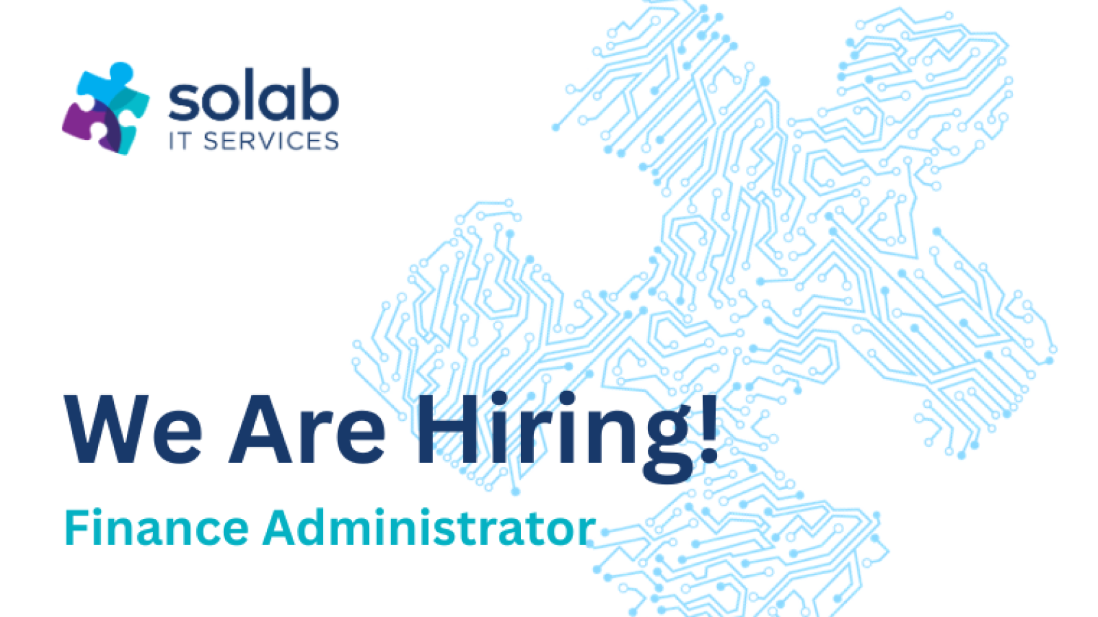 Solab IT Services seeks Finance Administrator to support continued growth