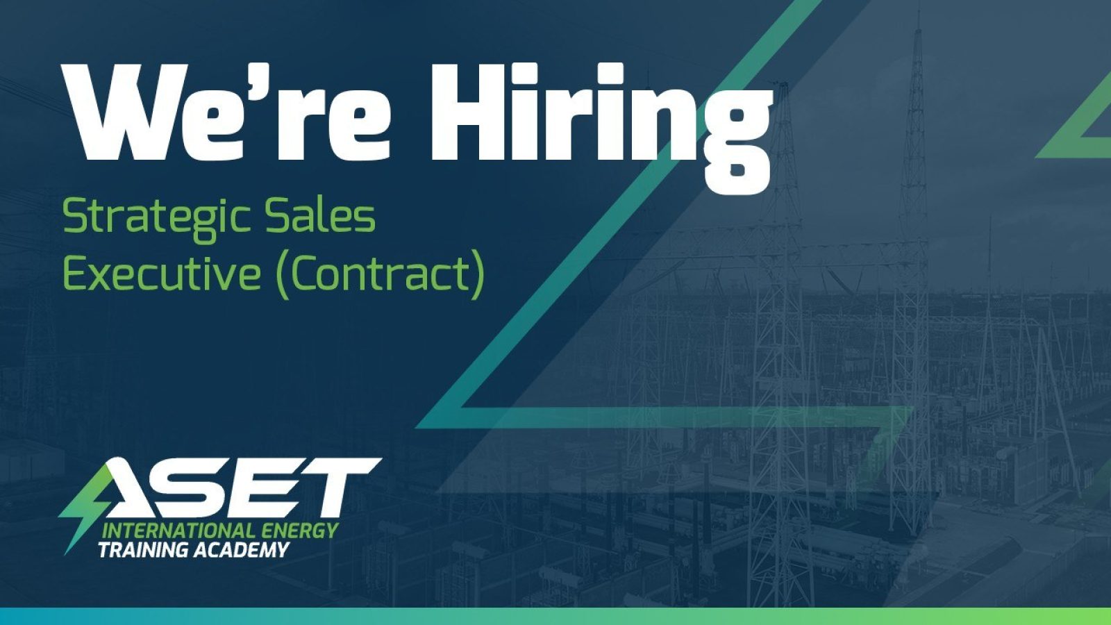 ASET recruiting Strategic Sales Executive (Contract) to support growth strategy.