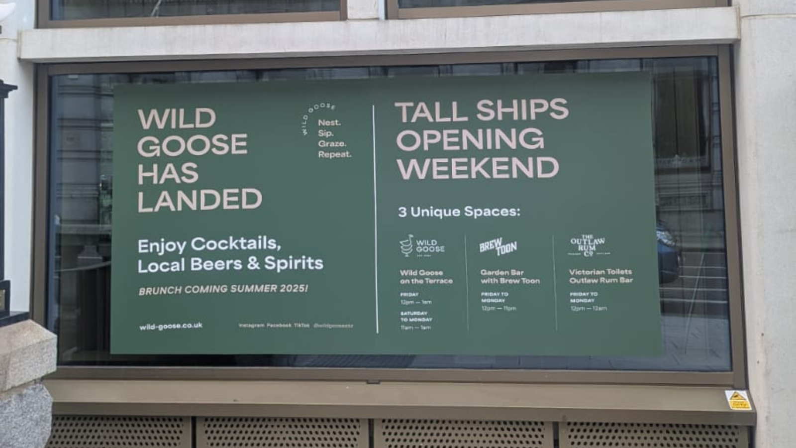 Wild Goose spreads its wings and opens its doors for Tall Ships weekend