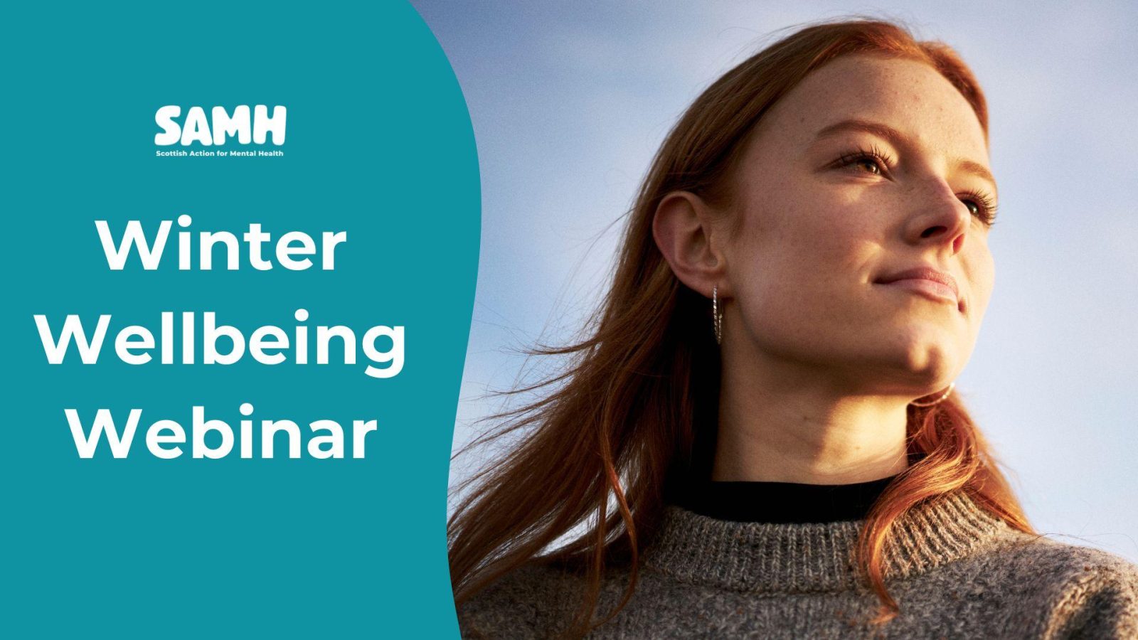 SAMH offers Winter Wellbeing Webinar with mental health expert Danny Quinn