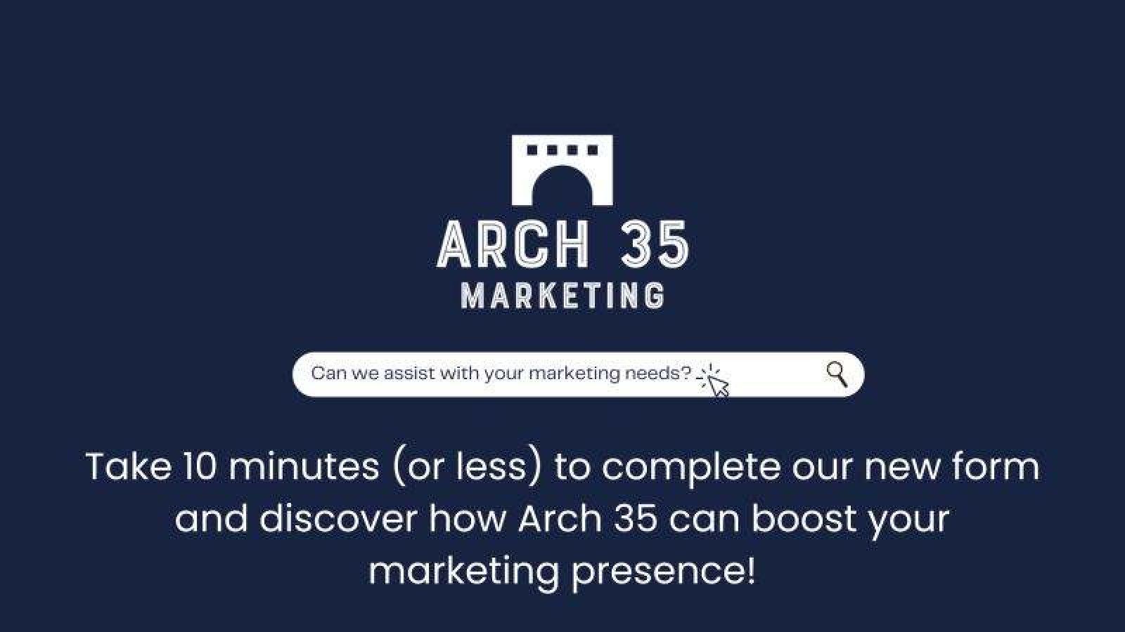 New marketing questionnaire from Arch 35 Marketing offers tailored insights in under 10 minutes