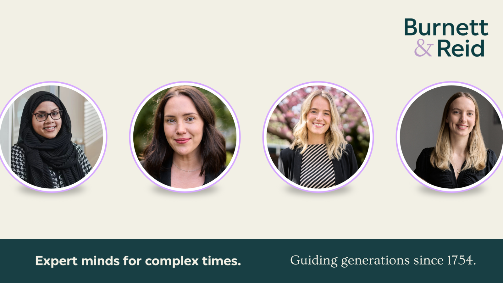 Burnett & Reid strengthens team with new appointments and career milestones