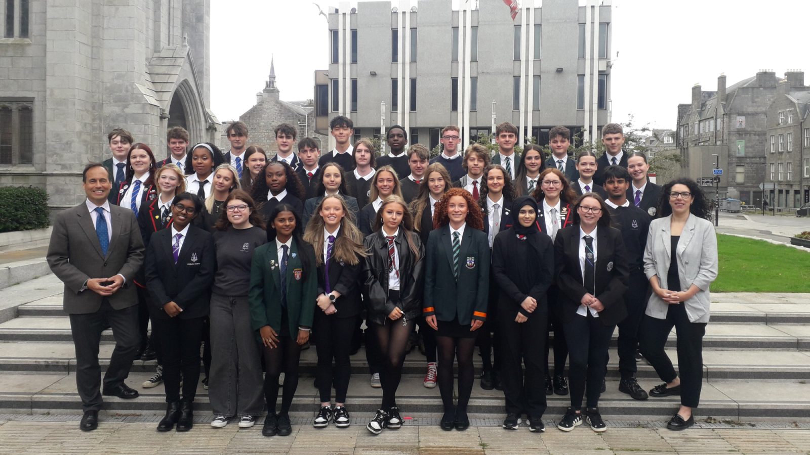 Aberdeen pupils celebrate exam success