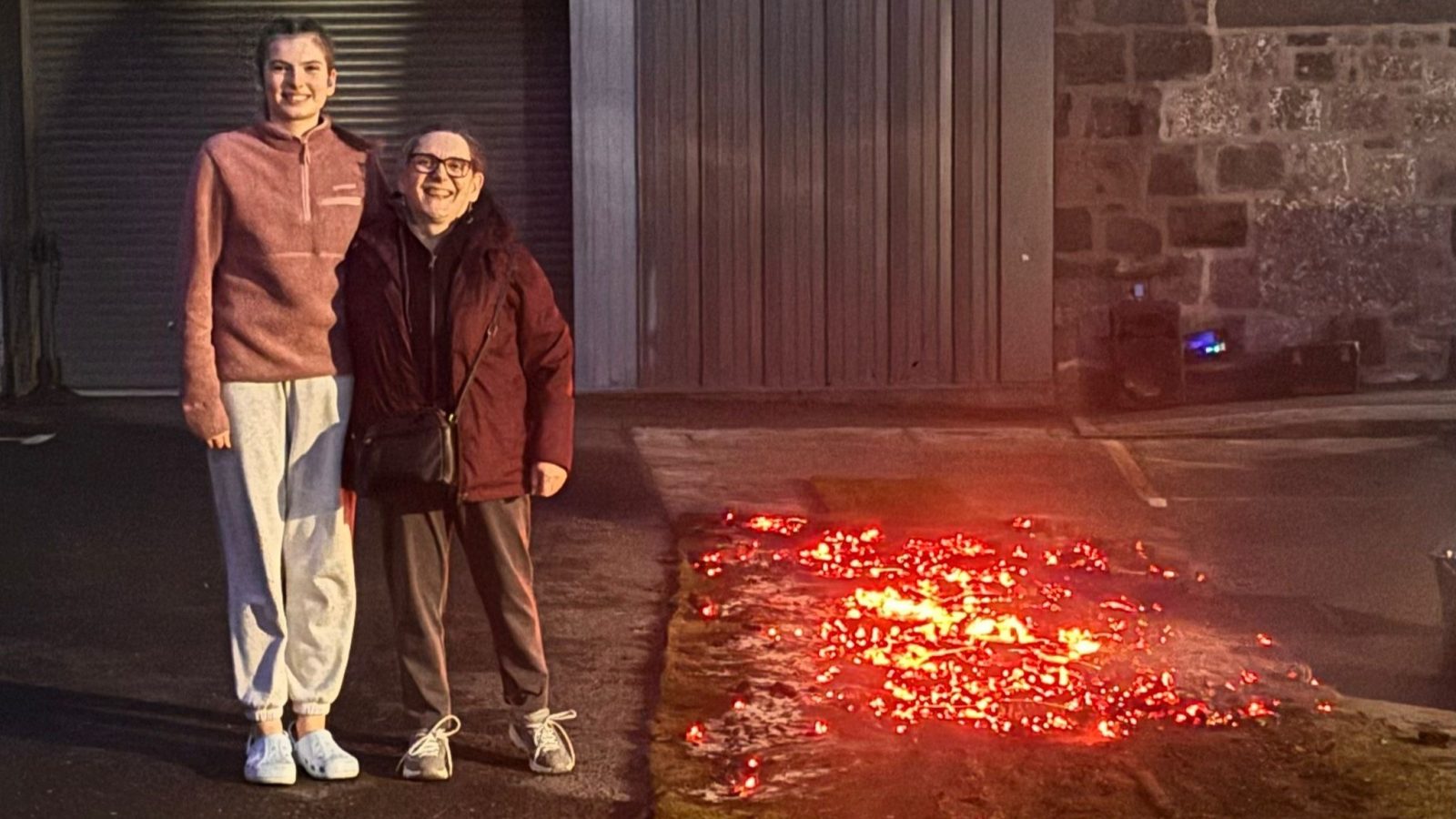 Firewalkers brave the hot coals for North-east charity