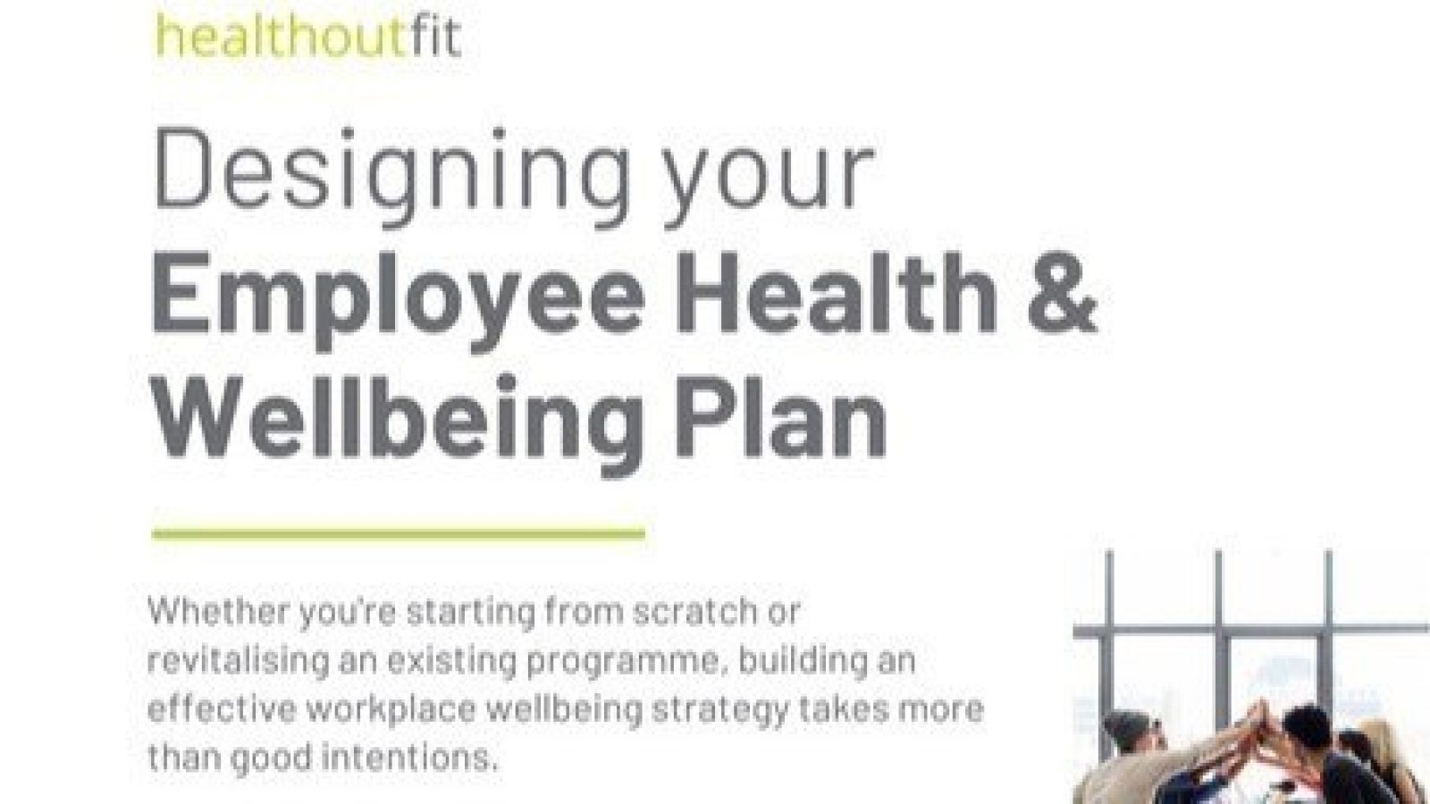 Healthoutfit launches free workplace wellbeing resources to support UK SMEs