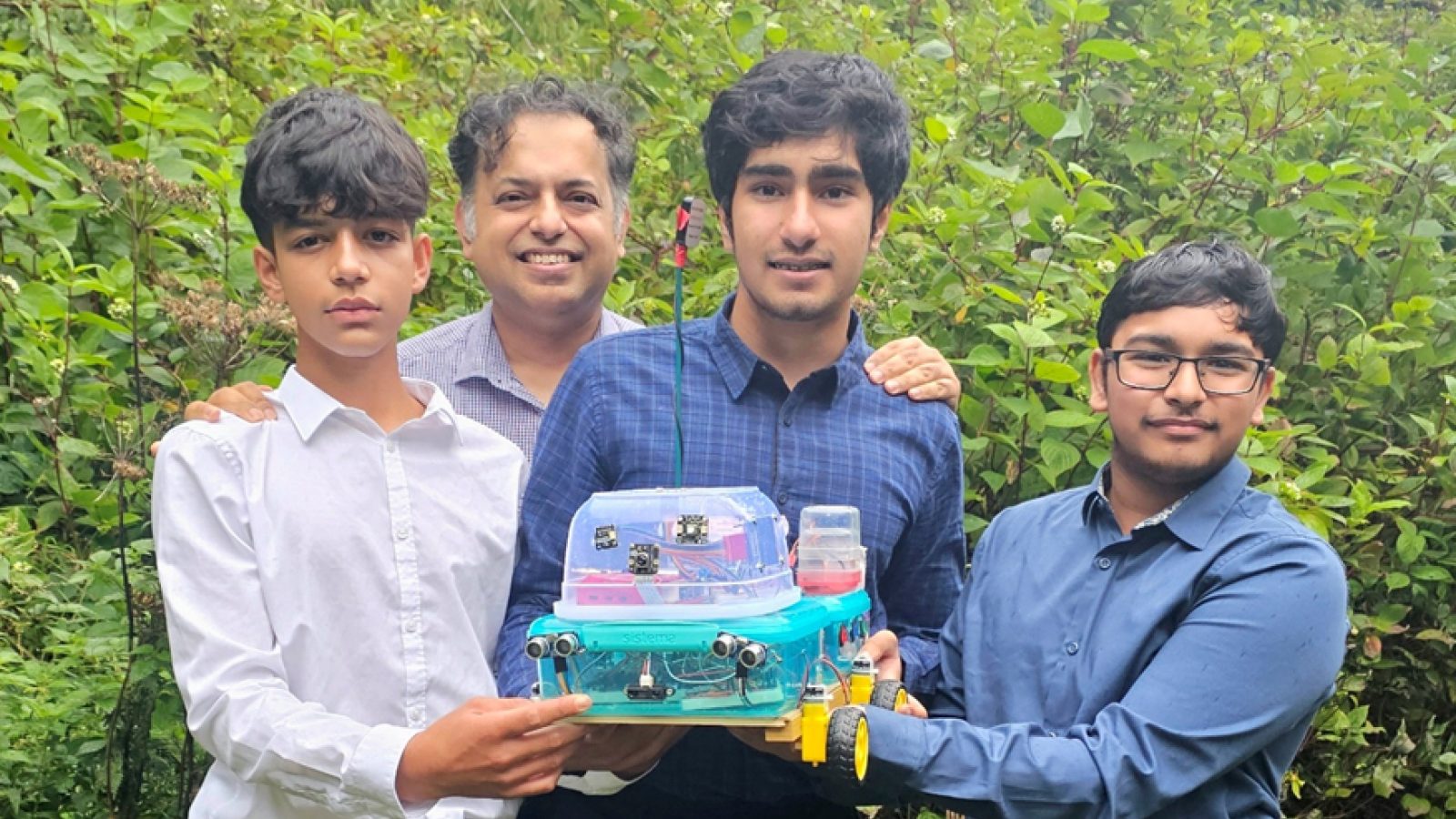 Aberdeen teens build award-winning reforestation robot after being inspired by working with The James Hutton Institute