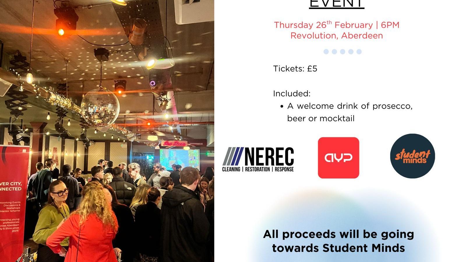 NEREC sponsors AYP charity networking event