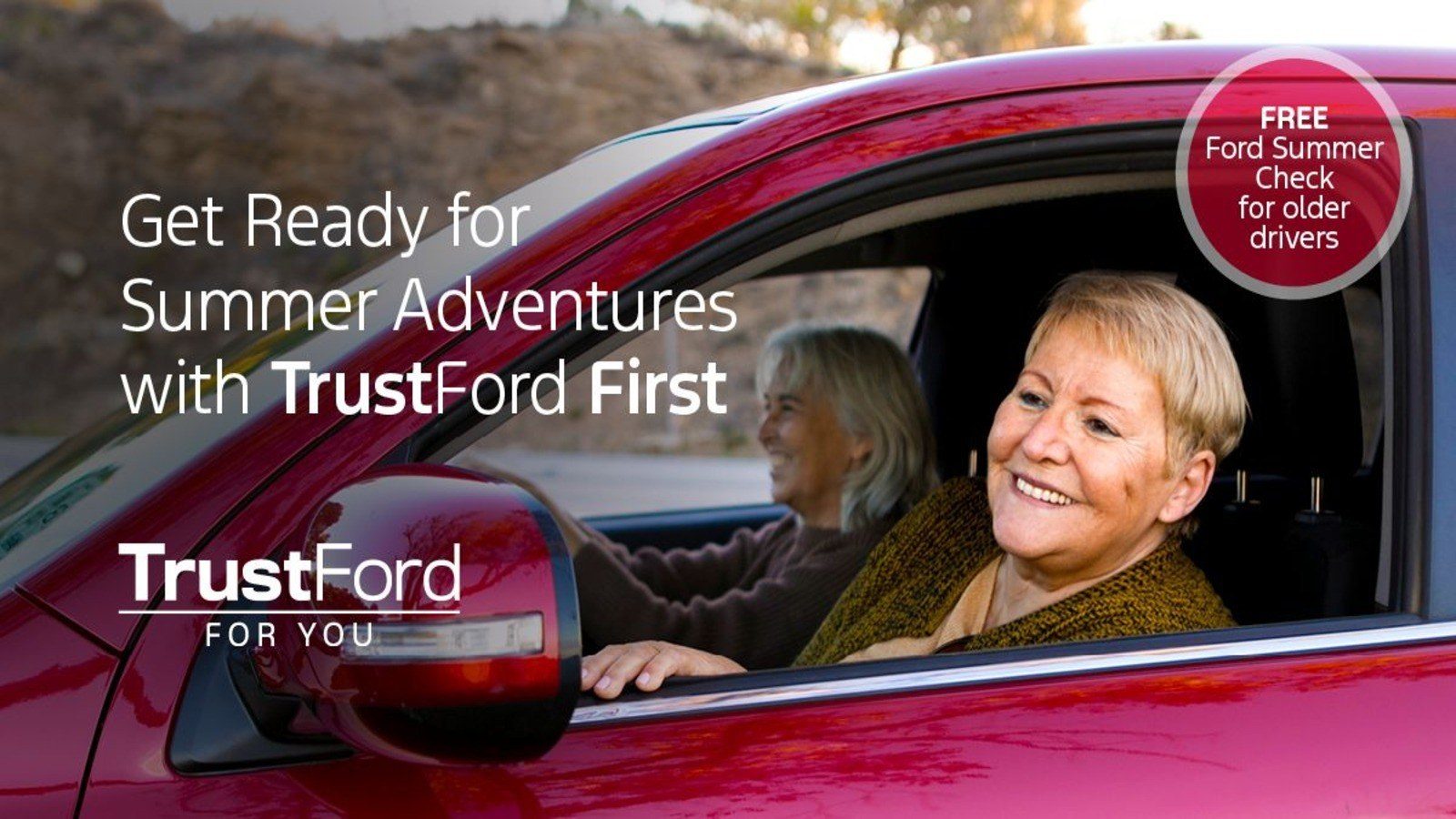 TrustFord Aberdeen offers free Summer Check for drivers aged 65+